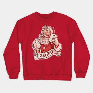 Toilet Paper Santa Claus Christmas 2020 Crewneck Sweatshirt